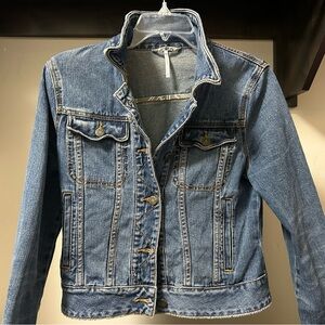 Free People Distressed Denim Jacket - Vintage Bohemian Style